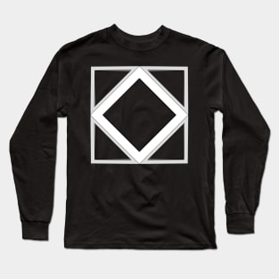 Seni Lawal v2 skeletal cuboctahedron Long Sleeve T-Shirt